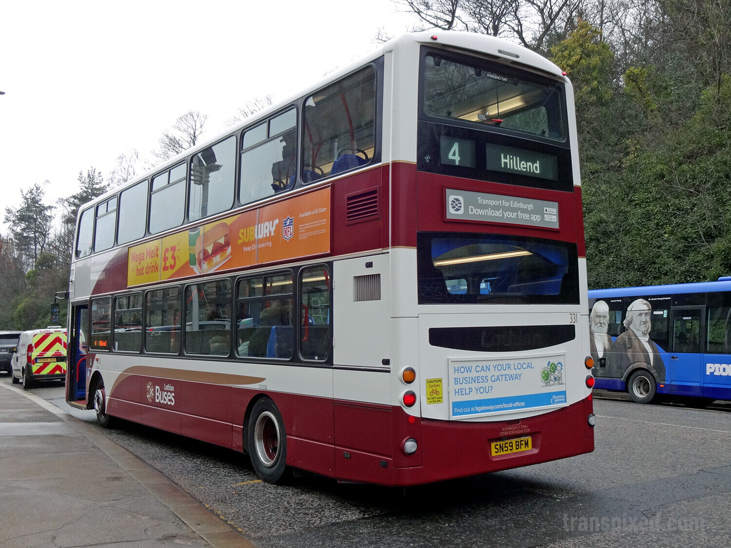 Edinburgh 2016 Volvo B5LH Wright Eclipse Gemini 3 SJ66LPF 448 2015 