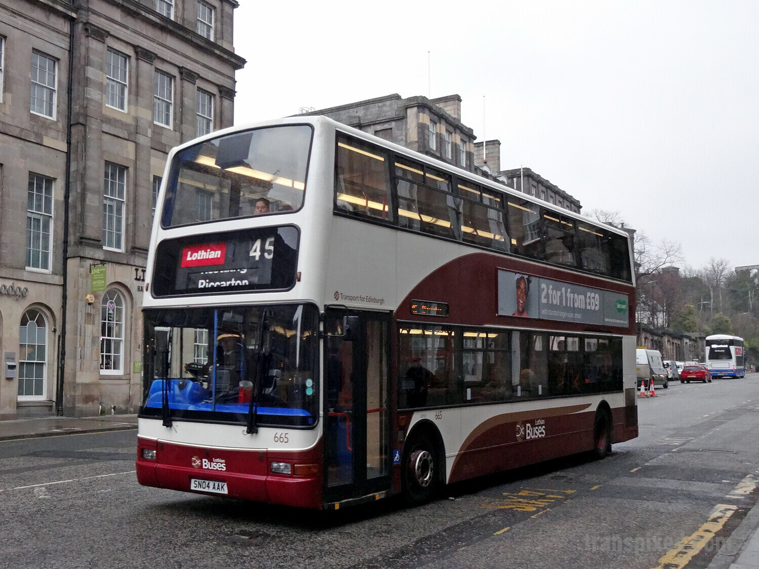 Edinburgh 2016 Volvo B5TL Wright Eclipse Gemini 3 SJ66LPZ 458 Lothian 